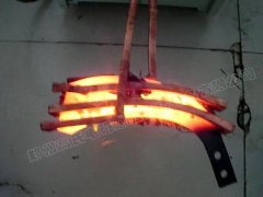 利用超音頻淬火爐對收割機刀片進行淬火熱處理